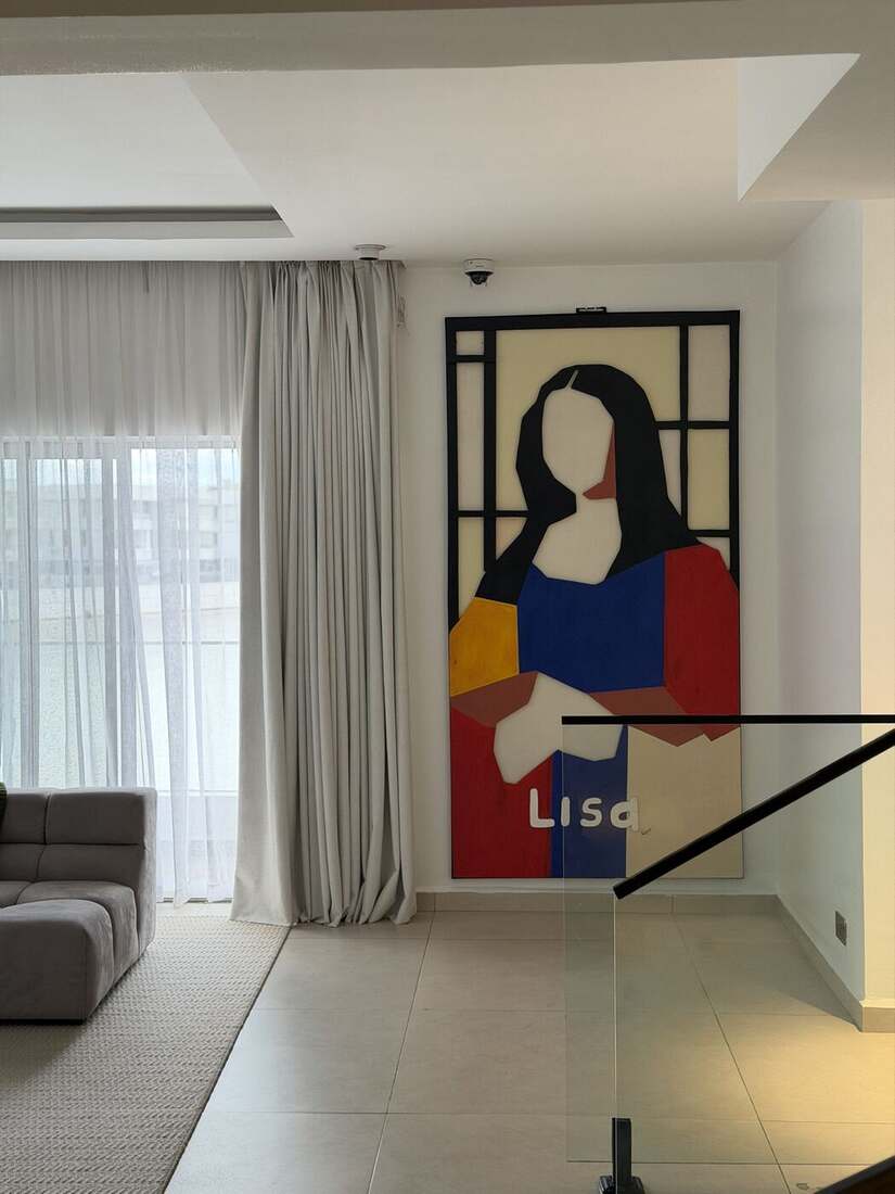 Installation view, private residence