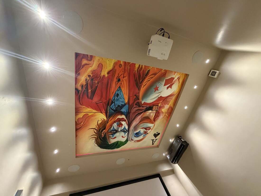 Installation view, private residence