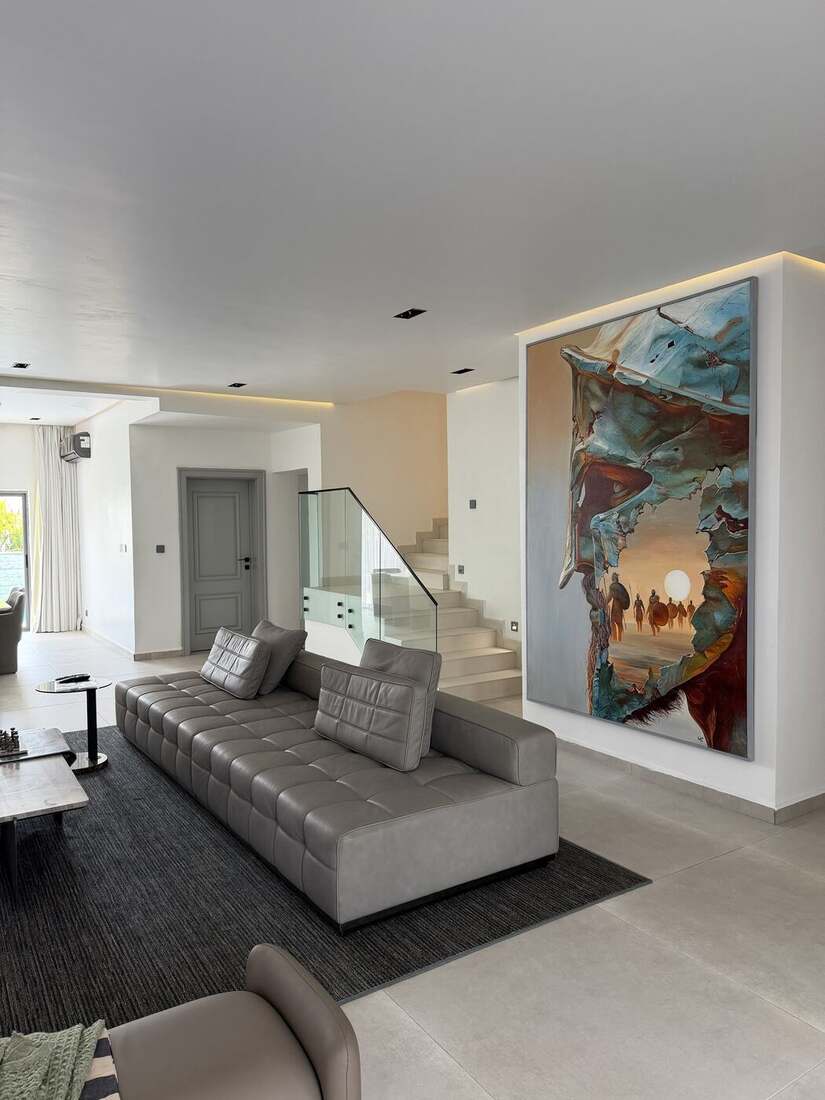 Installation view, private residence