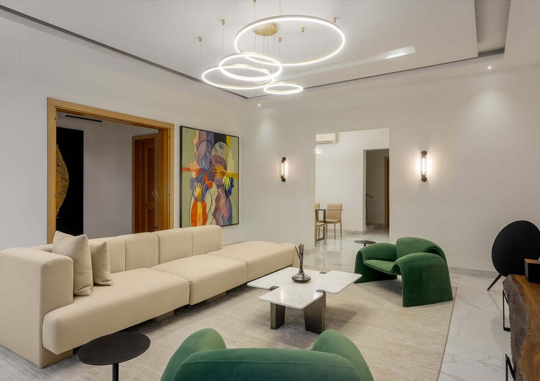 Installation view, private residence
