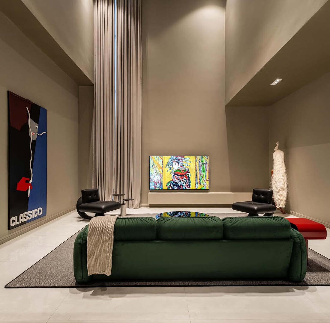 Installation view, private residence