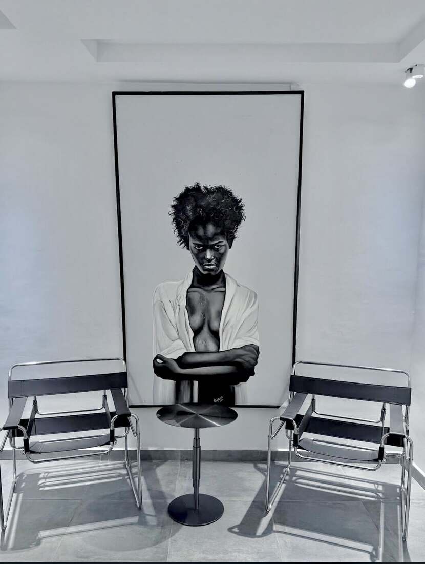 Installation view, private residence