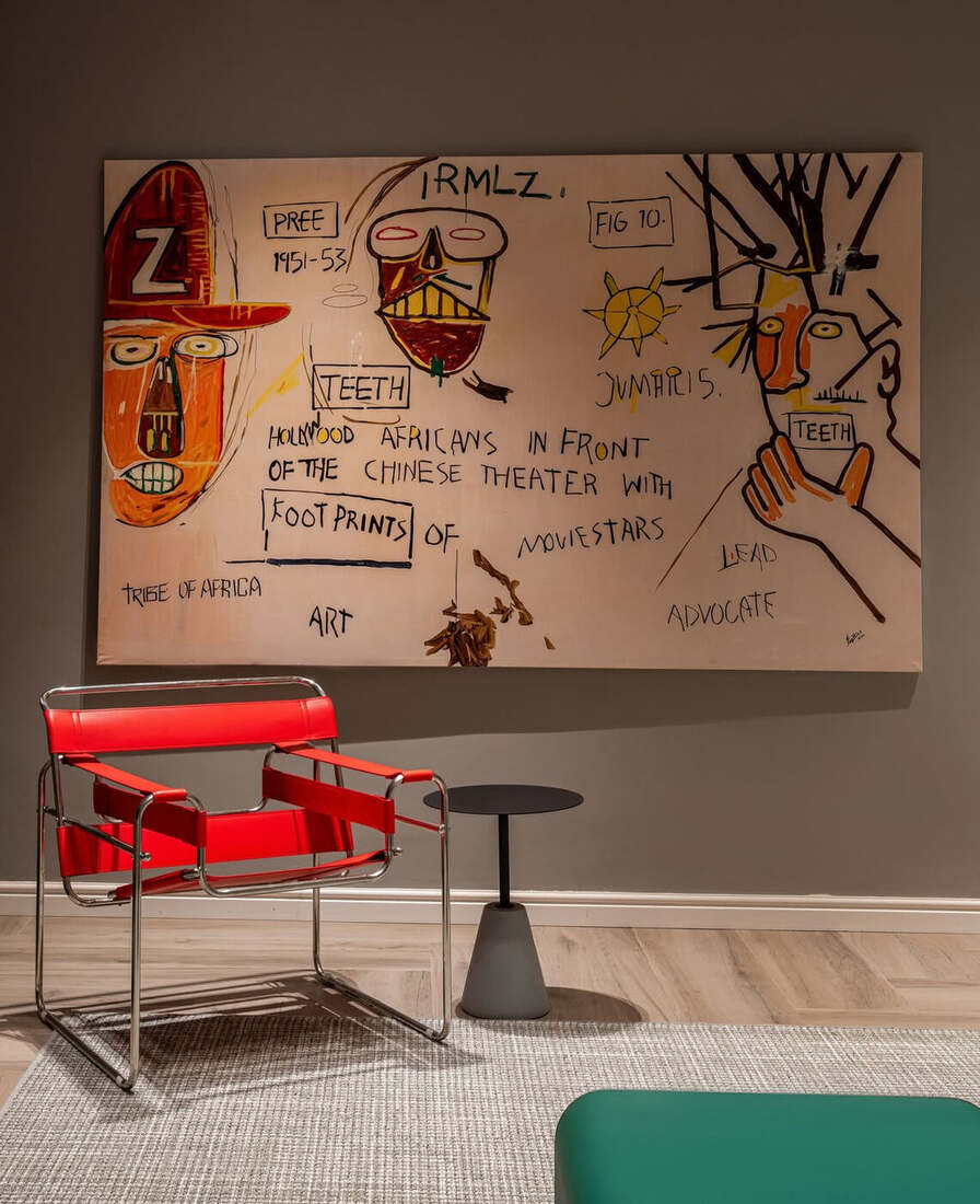 Installation view, private residence