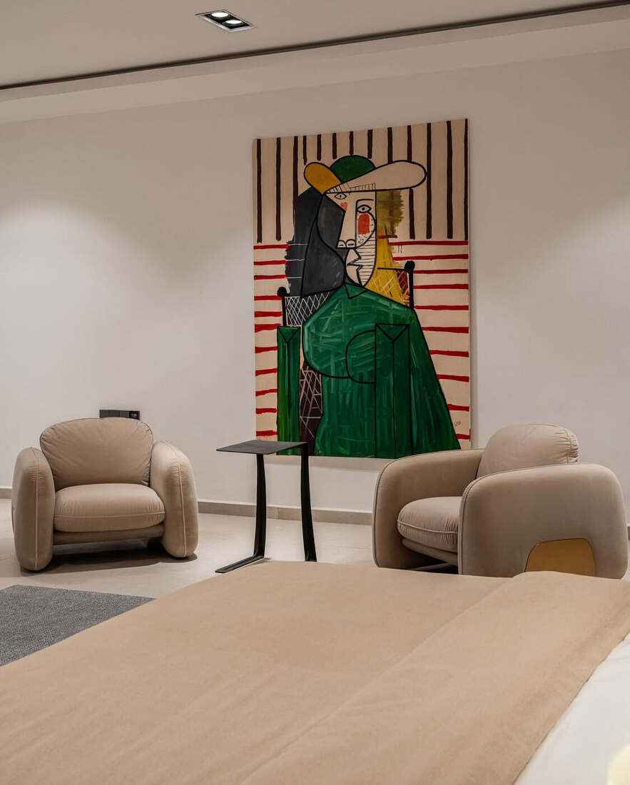 Installation view, private residence