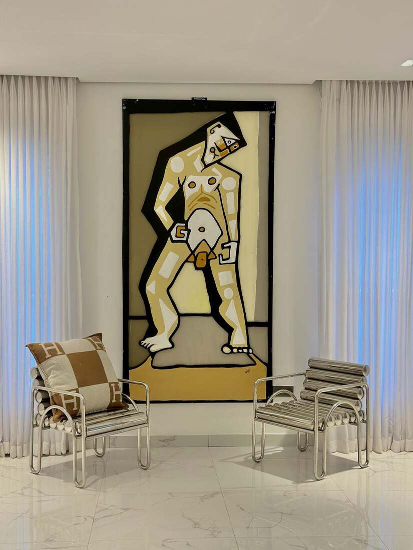 Installation view, private residence