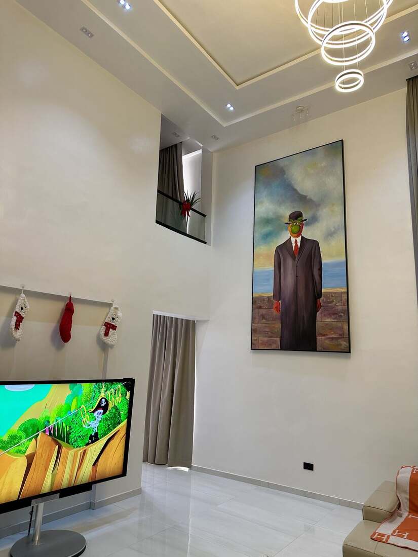 Installation view, private residence