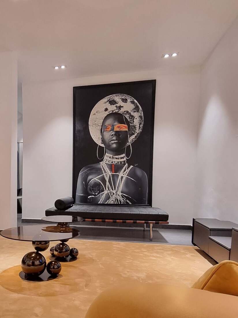 Installation view, private residence