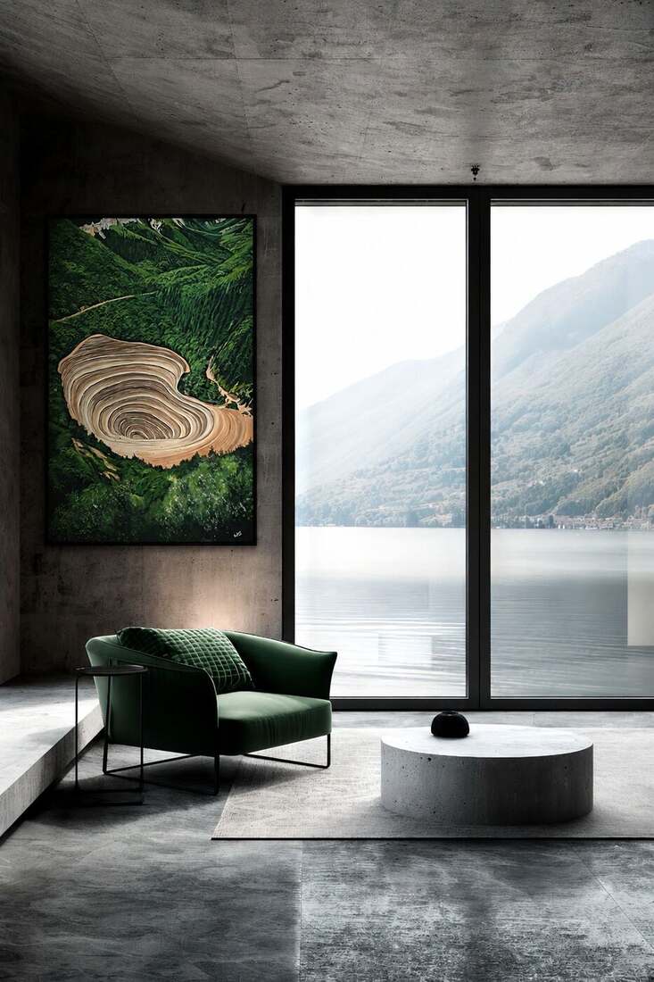 Installation view, private residence