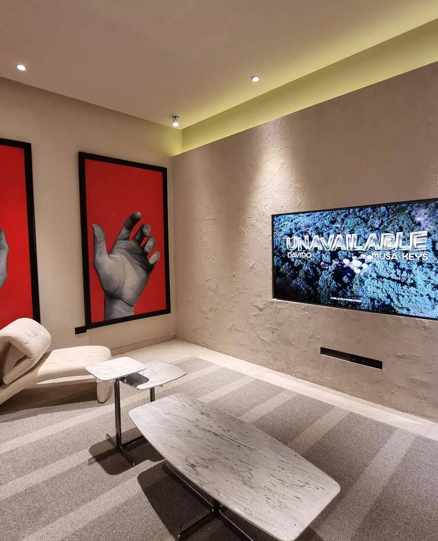 Installation view, private residence