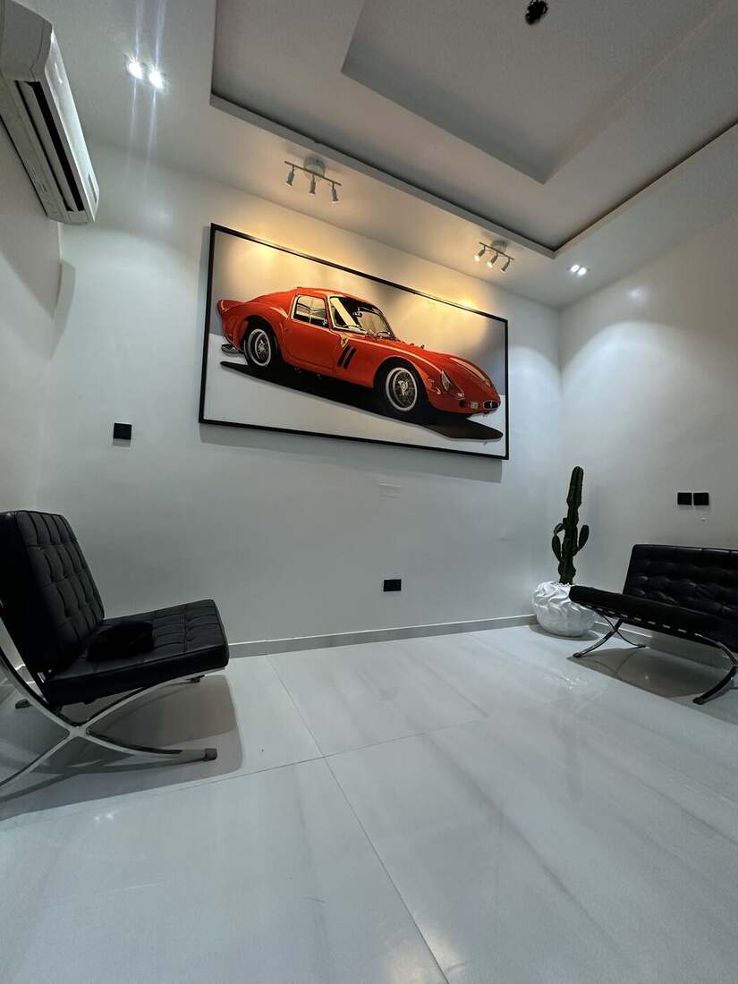 Installation view, private residence