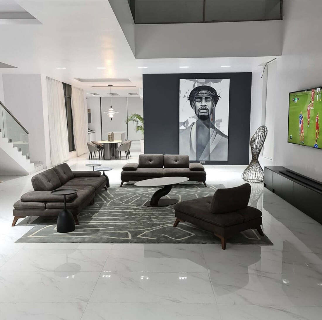 Installation view, private residence