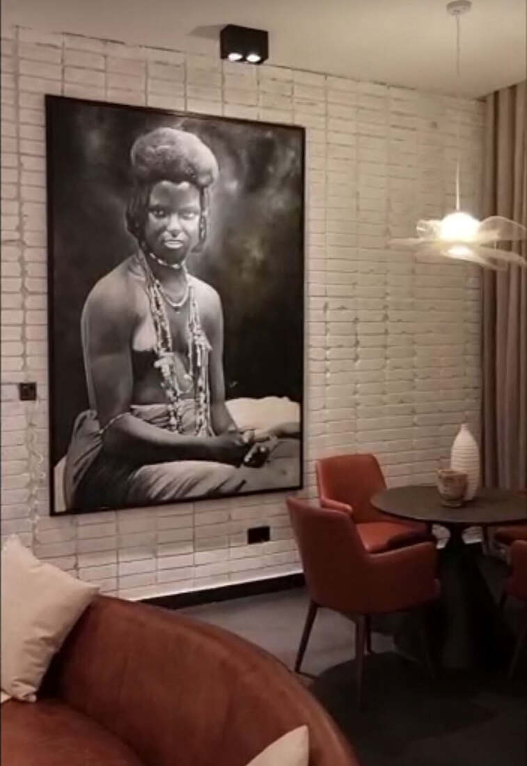 Installation view, private residence