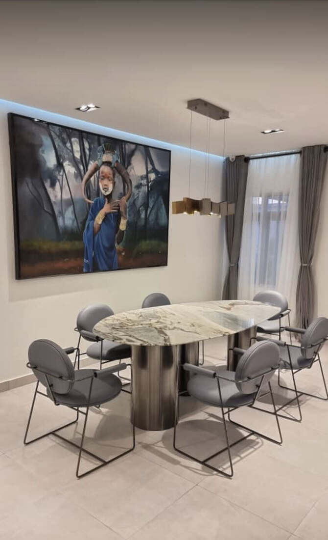 Installation view, private residence