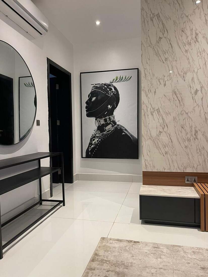Installation view, private residence