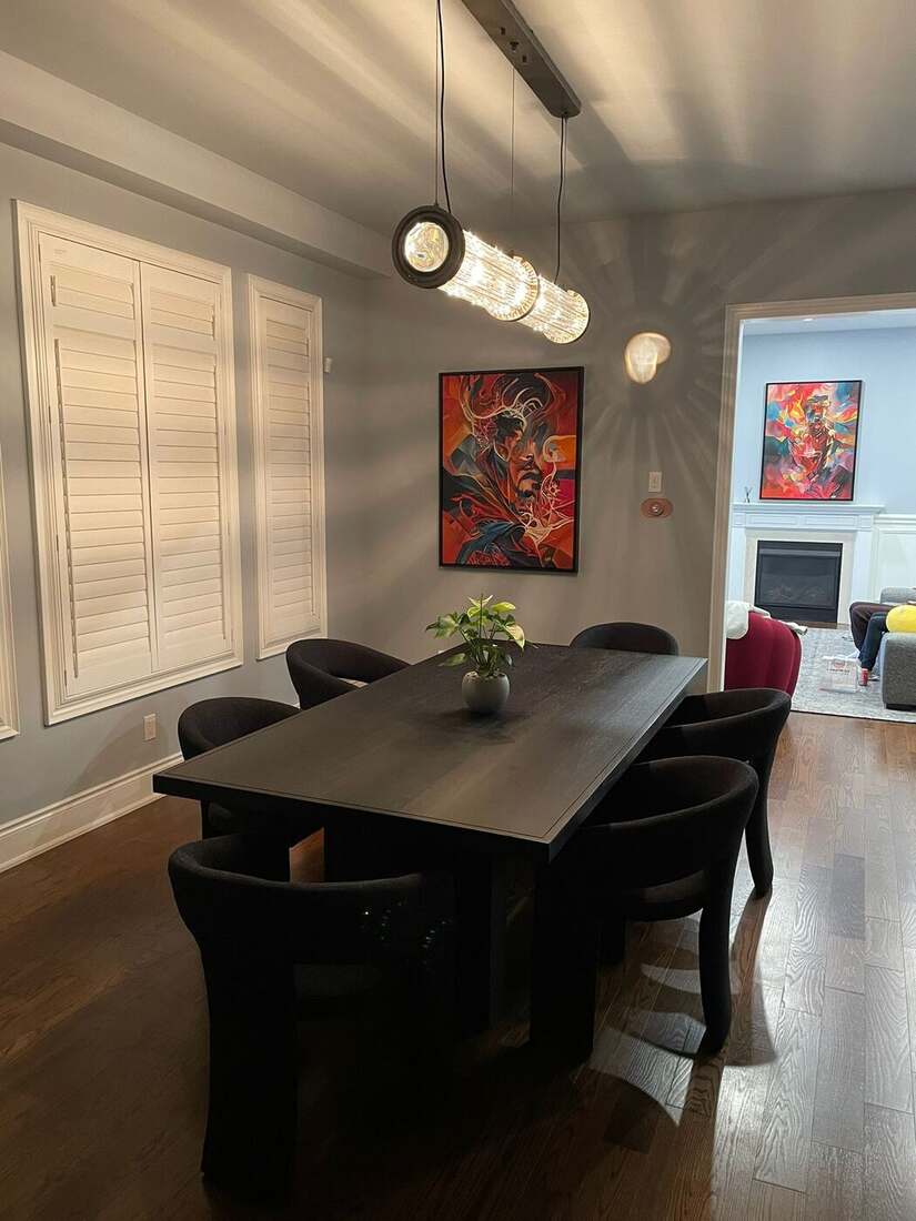 Installation view, private residence
