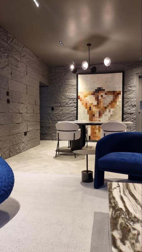 Installation view, private residence