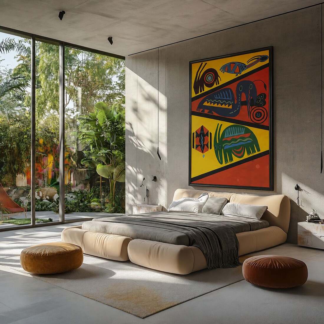 Installation view, private residence