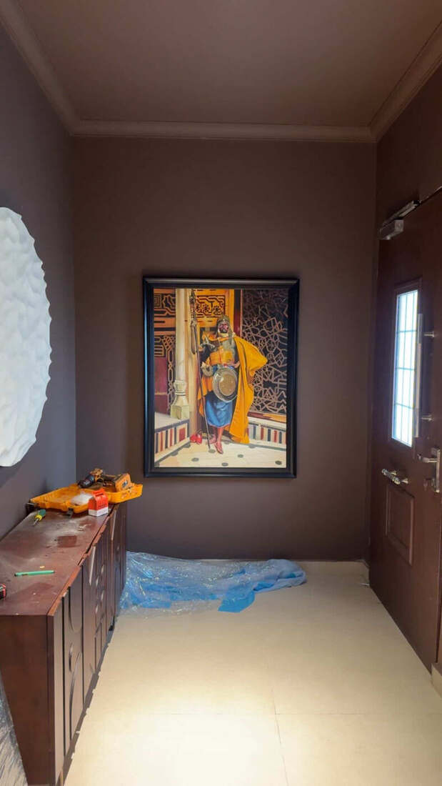 Installation view, private residence